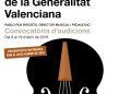 L’Institut Valencià de Cultura obri el termini de les proves de selecció per a la Jove Orquestra de la Generalitat