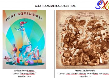 Les Seu-Xerea-Mercat va presentar els seus esbossos