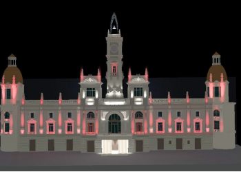 L’Ajuntament renova la il·luminació de la façana de la casa consistorial amb l’última tecnologia led “per posar en valor este característic edifici”