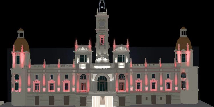 L’Ajuntament renova la il·luminació de la façana de la casa consistorial amb l’última tecnologia led “per posar en valor este característic edifici”