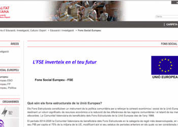 EUPV exigeix al Consell la inversió dels fons europeus disponibles