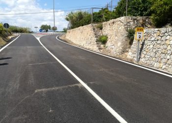 La Diputació reasfalta la carretera que uneix Bellreguard amb la platja per a la temporada estival