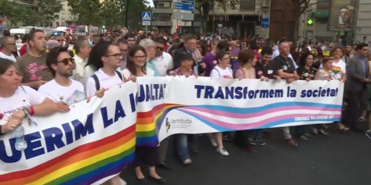 El col·lectiu LGTBI es reivindica a València
