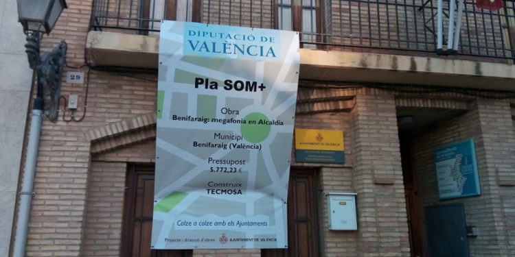L’Ajuntament de València instal·la el nou sistema de megafonia de Benifaraig