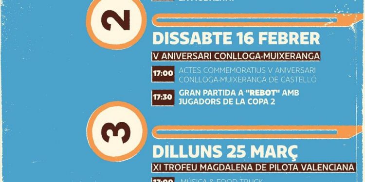 El Patronat d’Esports presenta el calendari trimestral de pilota