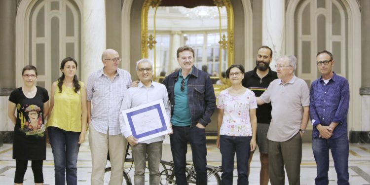 Mobilitat sostenible atorga el reconeixement del dia de la bicicleta 2019 al geògraf Paco Tortosa