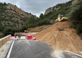 La Diputació finalitzarà abans d’estiu les obres de la carretera entre Losilla i La Puebla de San Miguel