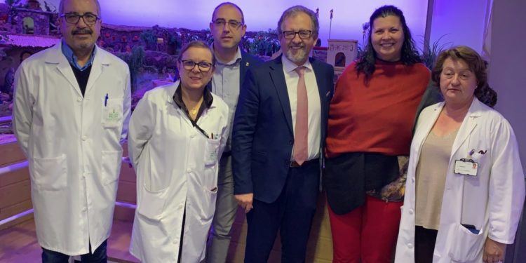 El president de la Diputació visita el tradicional pessebre del Consorci Hospitalari Provincial de Castelló
