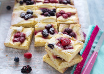 Recepta Pastís de poma i fruites del bosc