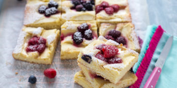 Recepta Pastís de poma i fruites del bosc