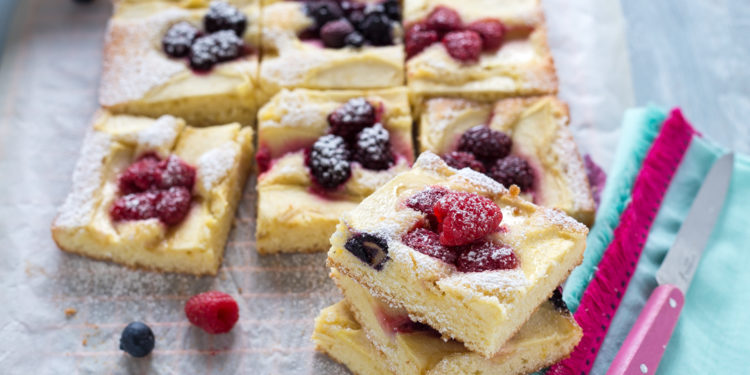 Recepta Pastís de poma i fruites del bosc