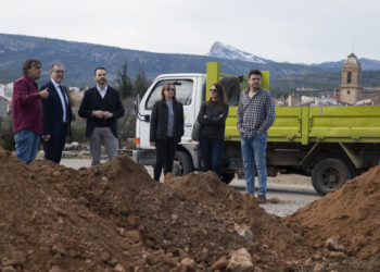 José Martí i Ximo Huguet visiten les obres del Pla 135 a les Useres i Atzeneta i destaquen els canvis «a millor» en les bases per a 2020