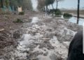 El temporal de vent, pluja i neu que afecta a Valencià des de diumenge ha deixat baixos inundats per la força del mar