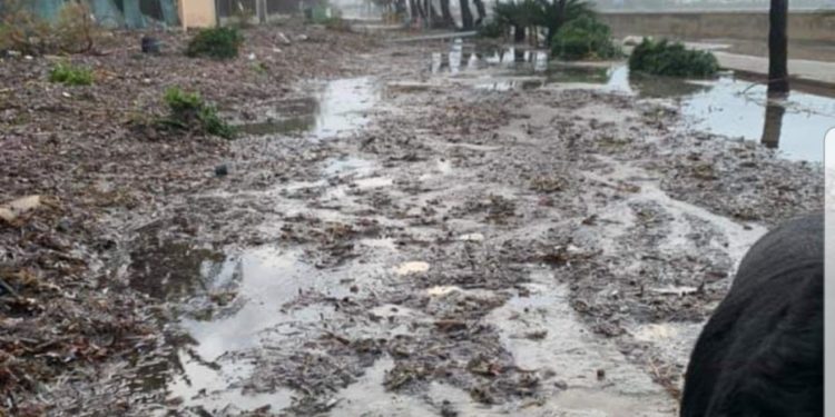 El temporal de vent, pluja i neu que afecta a Valencià des de diumenge ha deixat baixos inundats per la força del mar