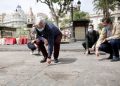 L’Alcalde ressalta el «simbolisme» de les obres a la plaça més important de la ciutat «per a una reconstrucció de València basada en la salut»