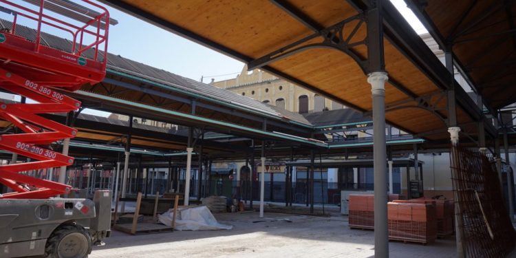 Les obres del Mercat del Grau continuen avançant