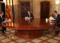 Ximo Puig aborda amb Climent i España l’impuls de la disponibilitat de sòl industrial per a les empreses que vulguen instal·lar-se a la Comunitat