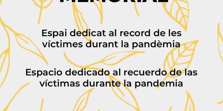 L’ajuntament obri un memorial en línia en homenatge i record a les víctimes durant la pandèmia