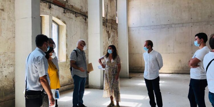 Impuls a les obres de la Farinera del Grau, futur centre d’innovació i emprenedoria