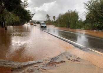 Un observatori de Sueca arreplega 372 litres i Alzira i Carcaixent superen els 200 en les últimes 12 hores