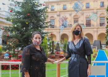 Castelló instal·la jardins efímers sostenibles aquest Nadal en tots els districtes de la ciutat