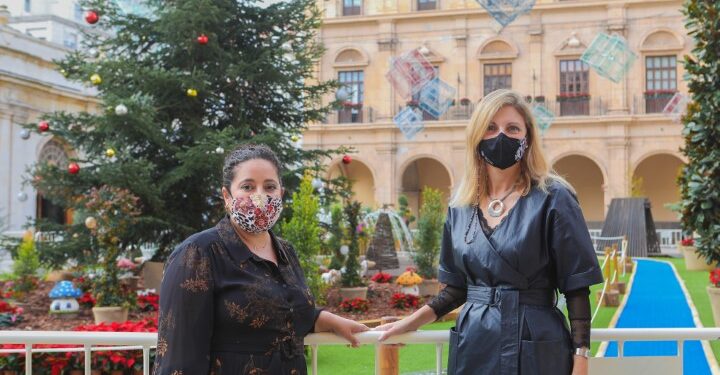 Castelló instal·la jardins efímers sostenibles aquest Nadal en tots els districtes de la ciutat