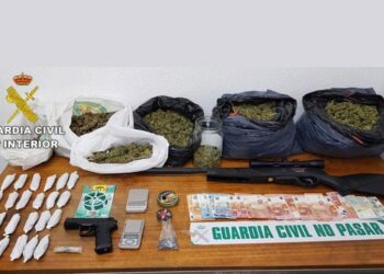 Dos persones detingudes i desmantellats tres punts de venda de droga a Castelló