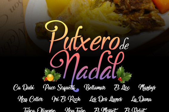 ARRIBA EL ‘DIA DEL PUTXERO DE NADAL’ AMB 20 BARS I RESTAURANTS D’OLIVA