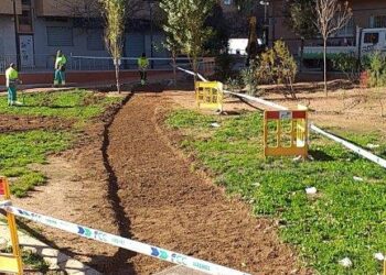 S’ultimen les obres de millora del jardí de Jose María Haro (Beteró) que incorpora les propostes del veïnaT