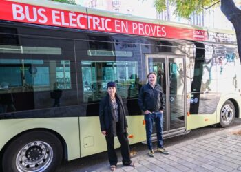 EMT posa a prova un nou autobús elèctric per a valorar el seu rendiment