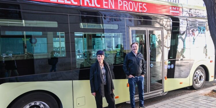 EMT posa a prova un nou autobús elèctric per a valorar el seu rendiment