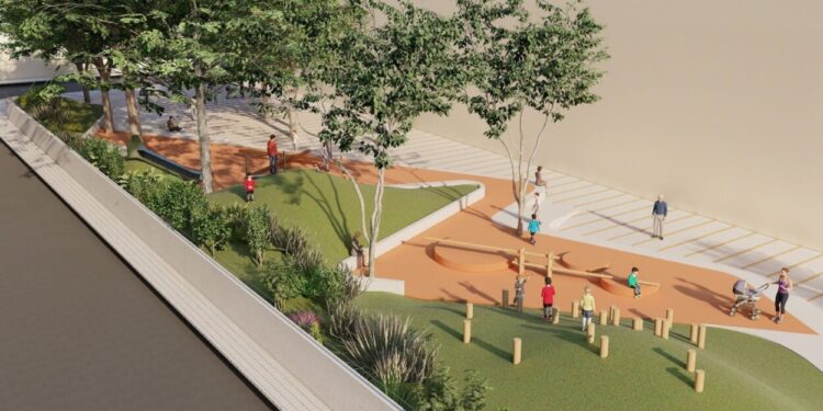 L’Ajuntament dona resposta a una reivindicació històrica amb una nova plaça enjardinada al barri de Morvedre