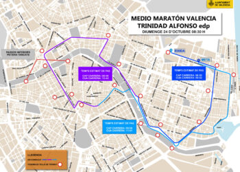 València acull diumenge de matí la 30a edició de la Mitja Marató, amb vora 13.000 participants