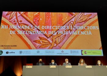 Maite Ibáñez, ha participat en la inauguració de les XII Jornades de directores i directors del País Valencià