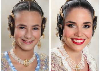 Nerea López i Carmen Martín, falleres majors de València 2022