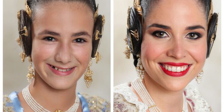 Nerea López i Carmen Martín, falleres majors de València 2022