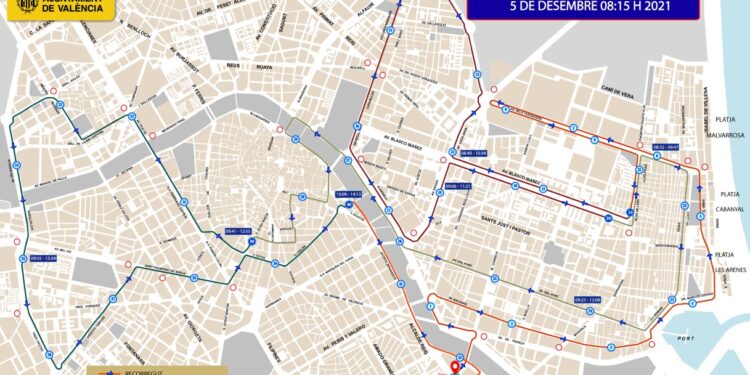 L’Ajuntament prepara un dispositiu de trànsit per a la celebració de la Marató de València