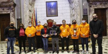 El club esportiu Alter València celebra a l’Ajuntament els èxits de l’esport inclusiu